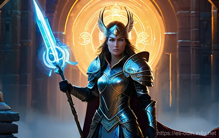 오딘 발할라 라이징 계정 보호 설정법 - **Prompt: Guardian of the Digital Realm with Two-Factor Authentication** "A powerful and resolut...